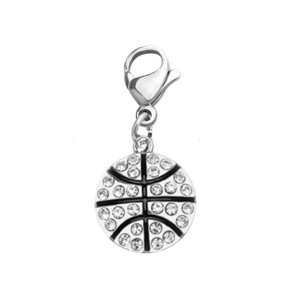 Basketball Clip On Zipper Pull