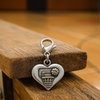  Small basketball charm in black box with orange backdrop, perfect sports gift