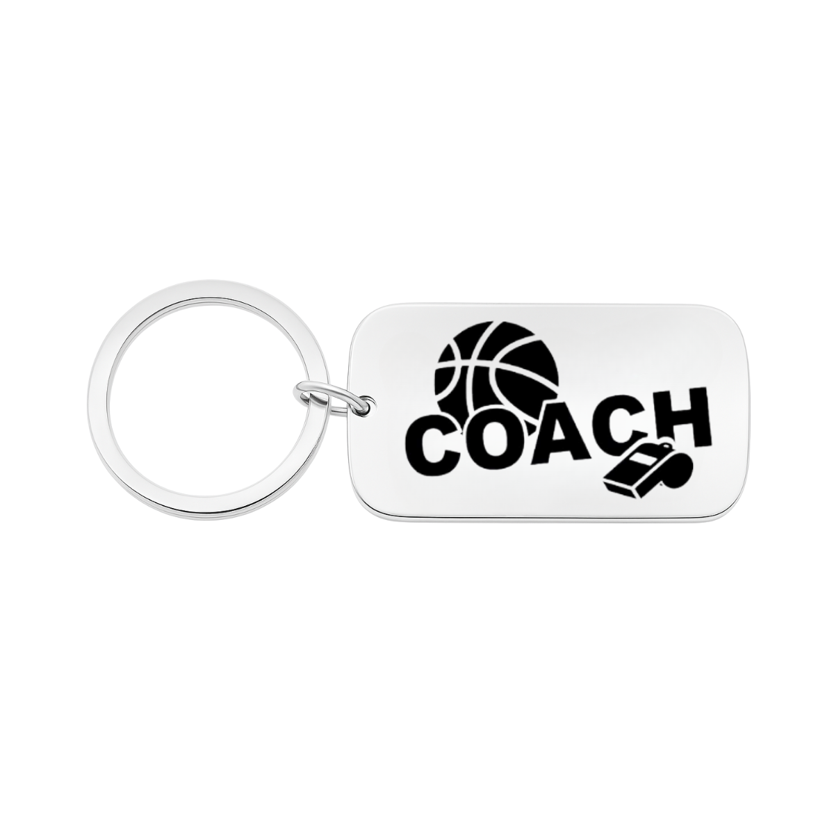 Basketball Coach Keychain