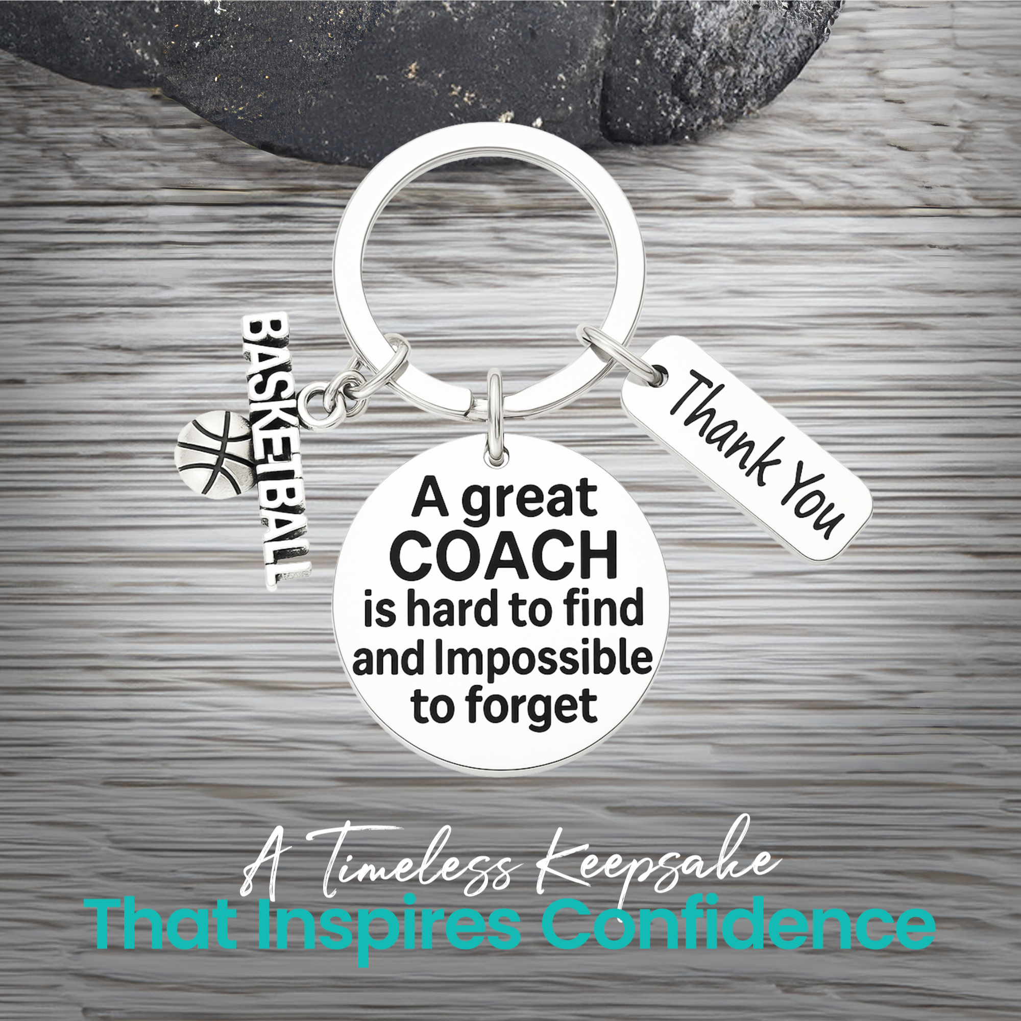 Basketball Great Coach is Hard to Find Coach Keychain