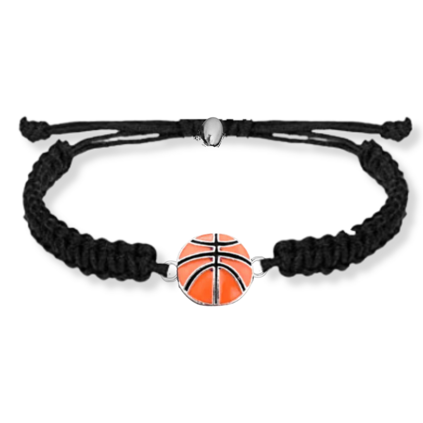 Basketball Charm Rope Bracelet - Pick Color