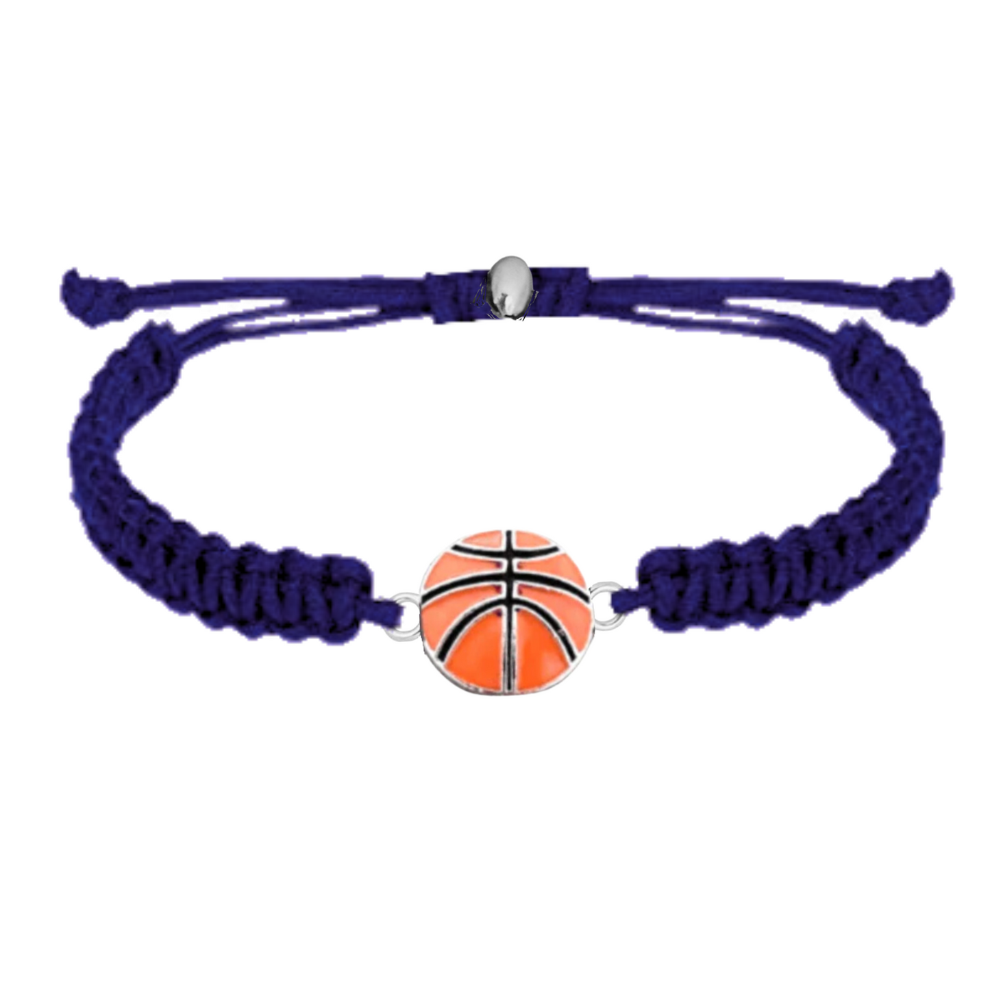 Basketball Charm Rope Bracelet - Pick Color