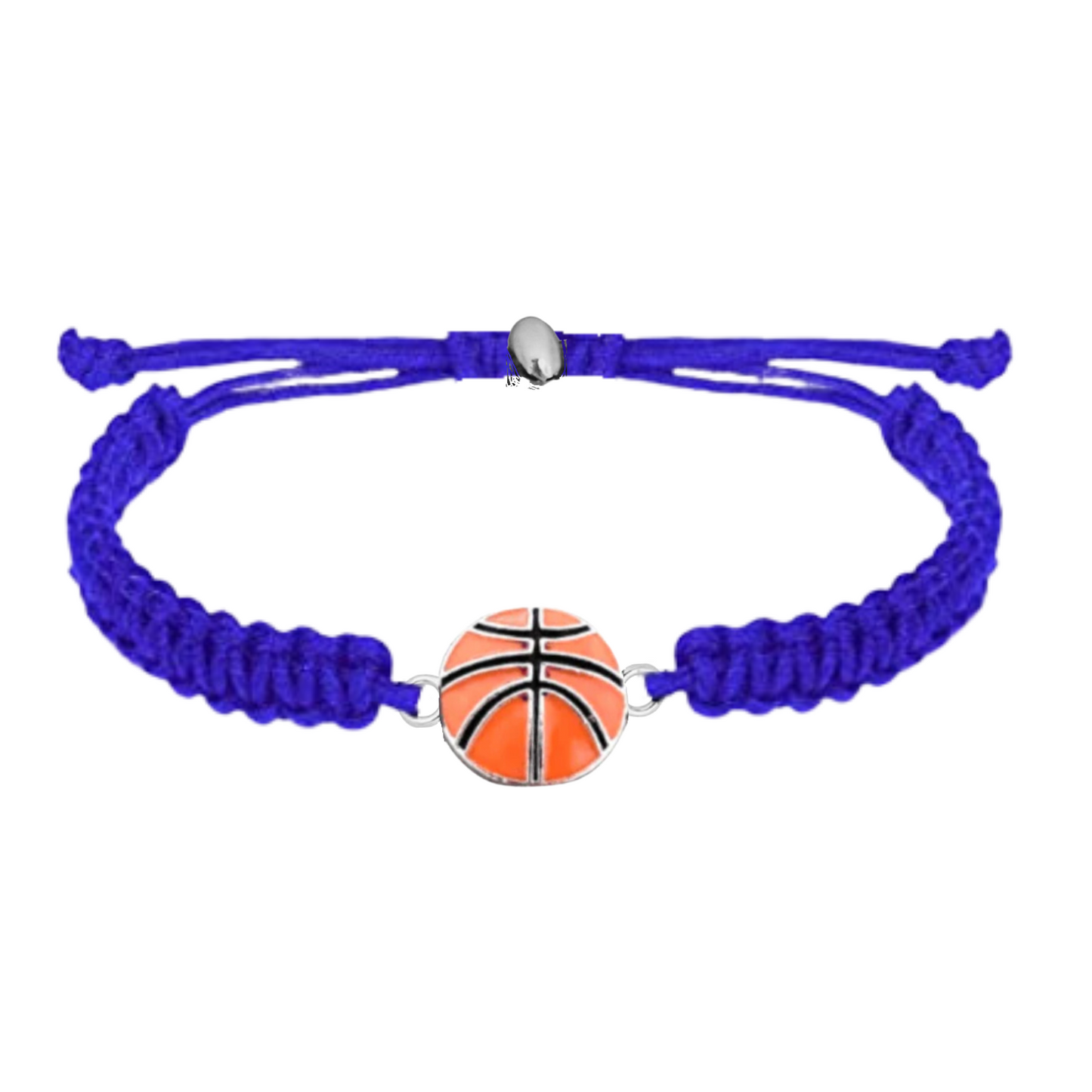 Basketball Charm Rope Bracelet - Pick Color