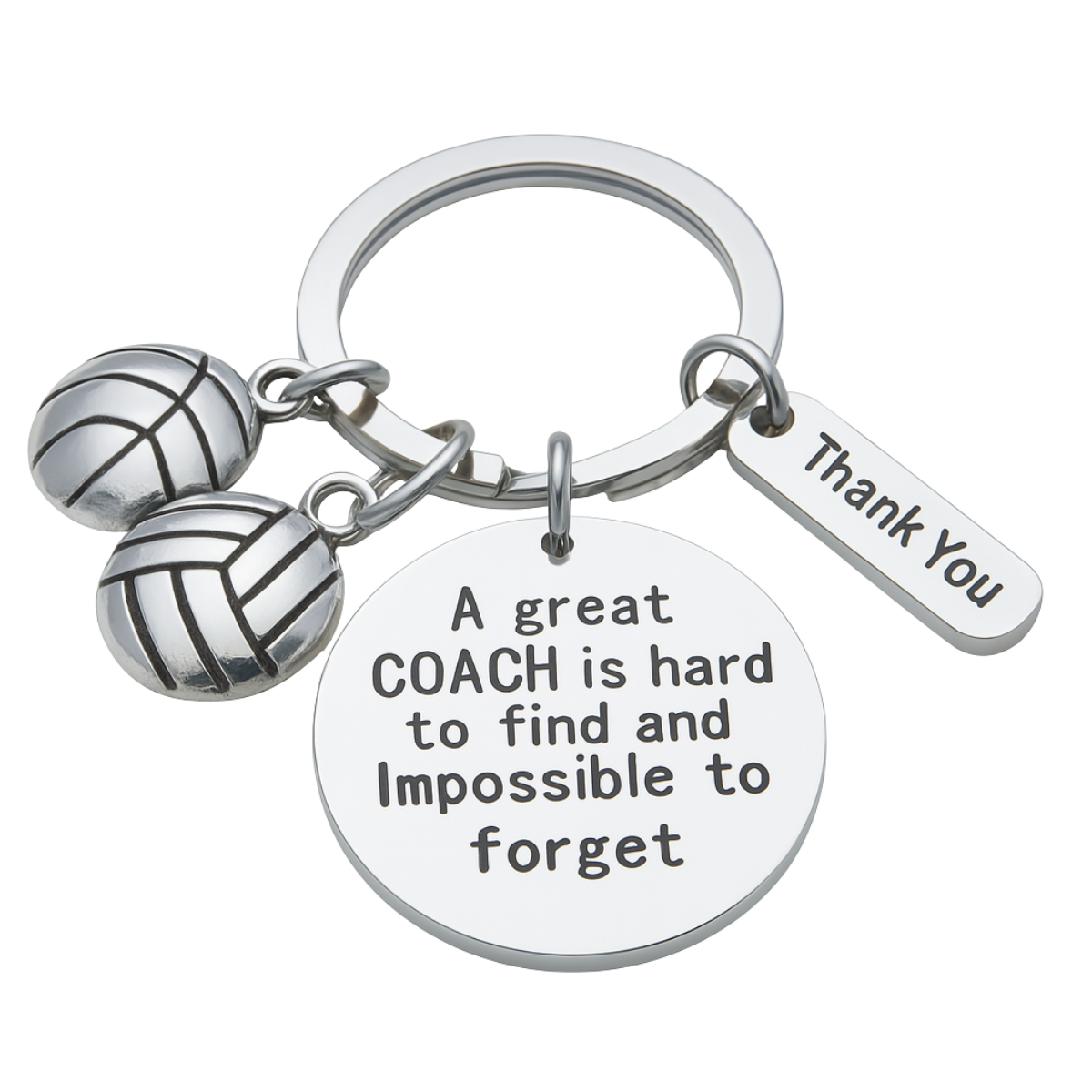 Basketball & Volleyball Great Coach is Hard to Find Keychain