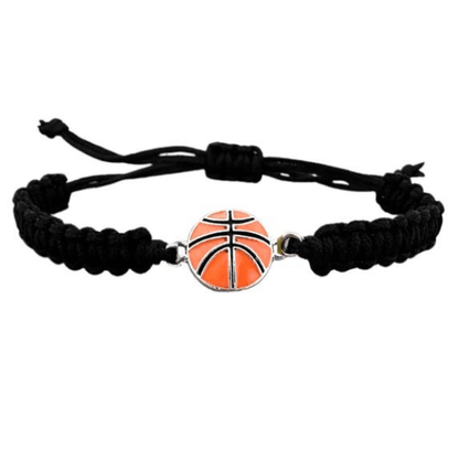 Basketball Charm Rope Bracelet - Pick Color