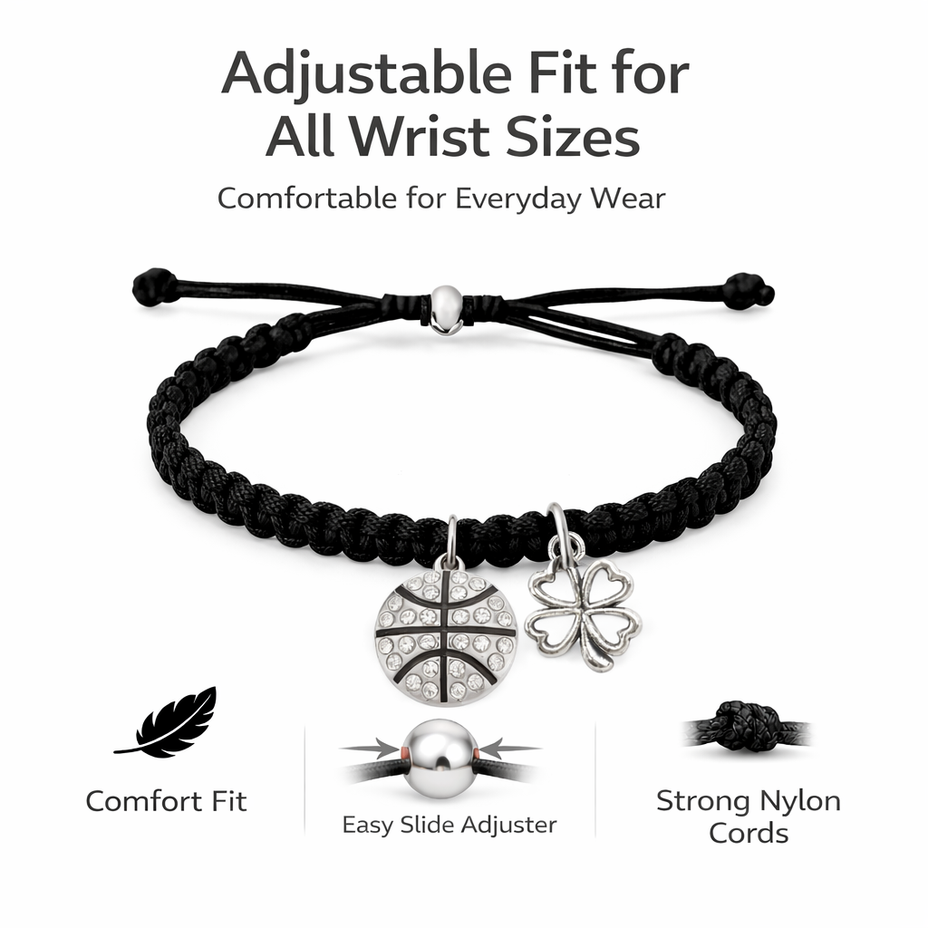 Sports Lucky Clover Rope Bracelet