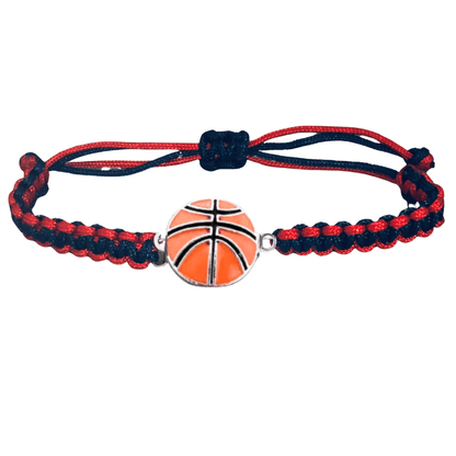 Multi Colored Basketball Rope Bracelet - Pick Color