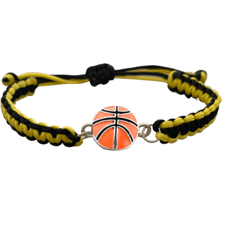 Multi Colored Basketball Rope Bracelet - Pick Color