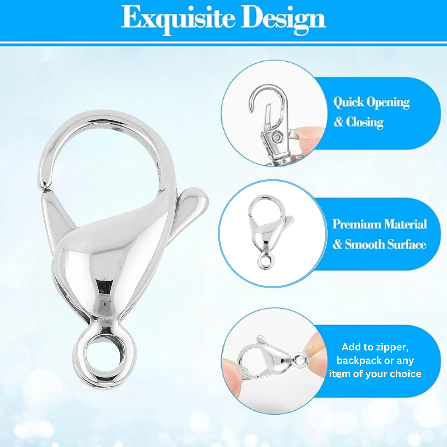 Skateboard Clip On Zipper Pull