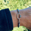 Beaded Pickleball Bracelet on the Wrist