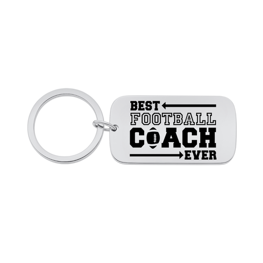 Best Football Coach Keychain