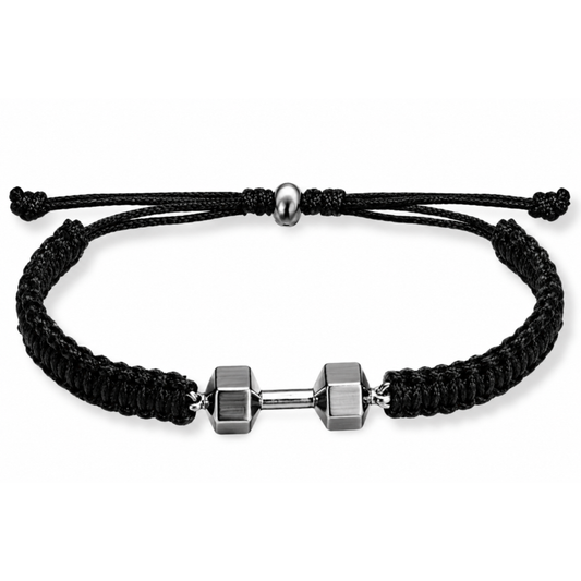 Dumbbell Adjustable Rope Bracelet