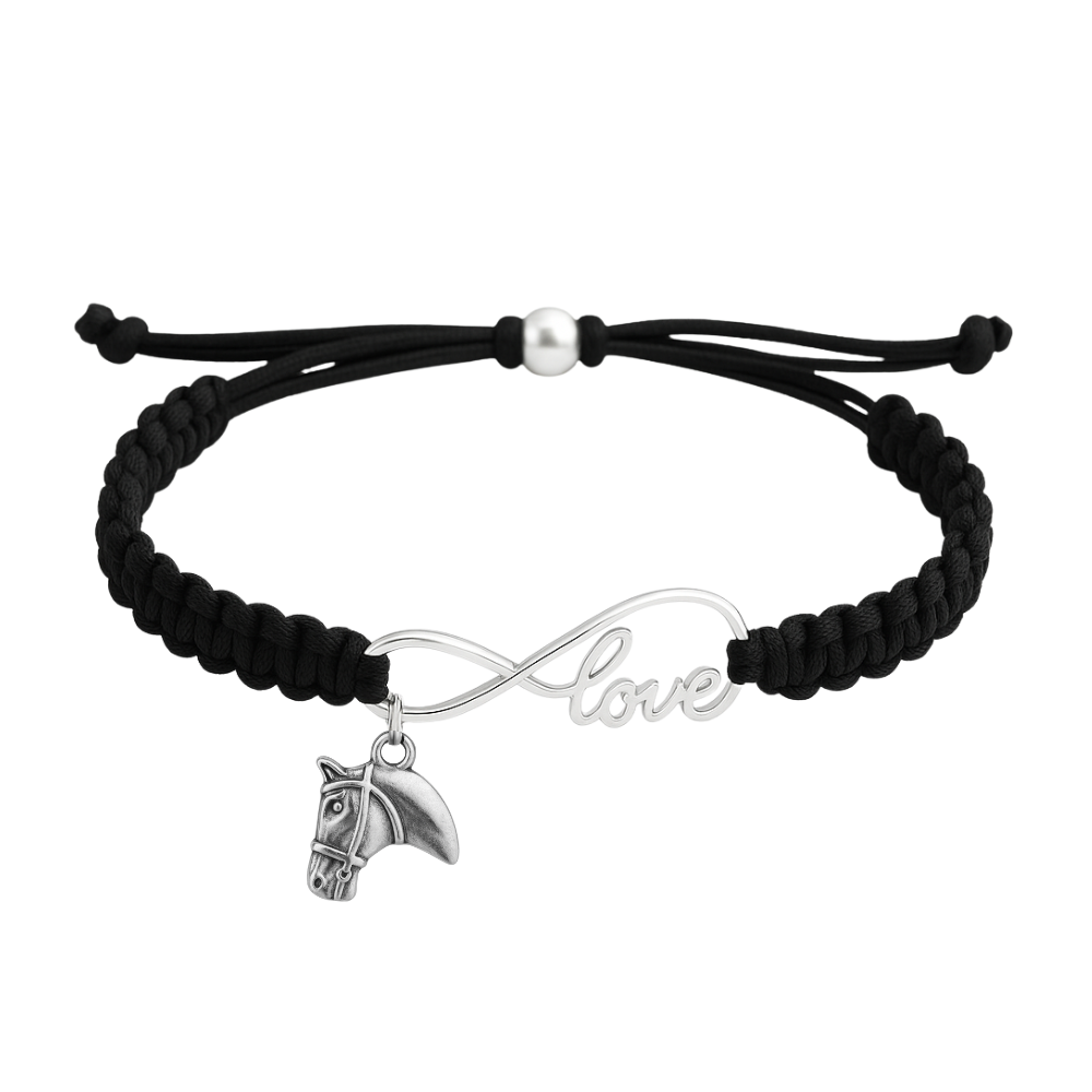 Horse Infinity Rope Bracelet - Pick Charm
