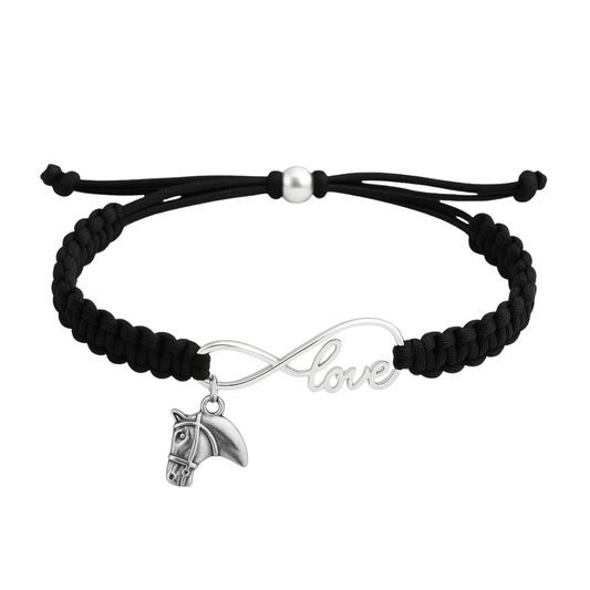 Horse Infinity Rope Bracelet - Pick Charm