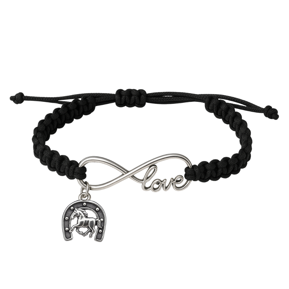 Horse Infinity Rope Bracelet - Pick Charm