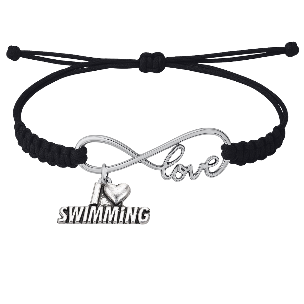 Swimming Adjustable Rope Bracelet - Pick Charm