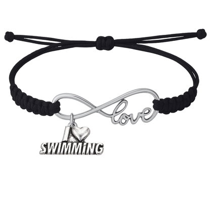 Swimming Adjustable Rope Bracelet - Pick Charm