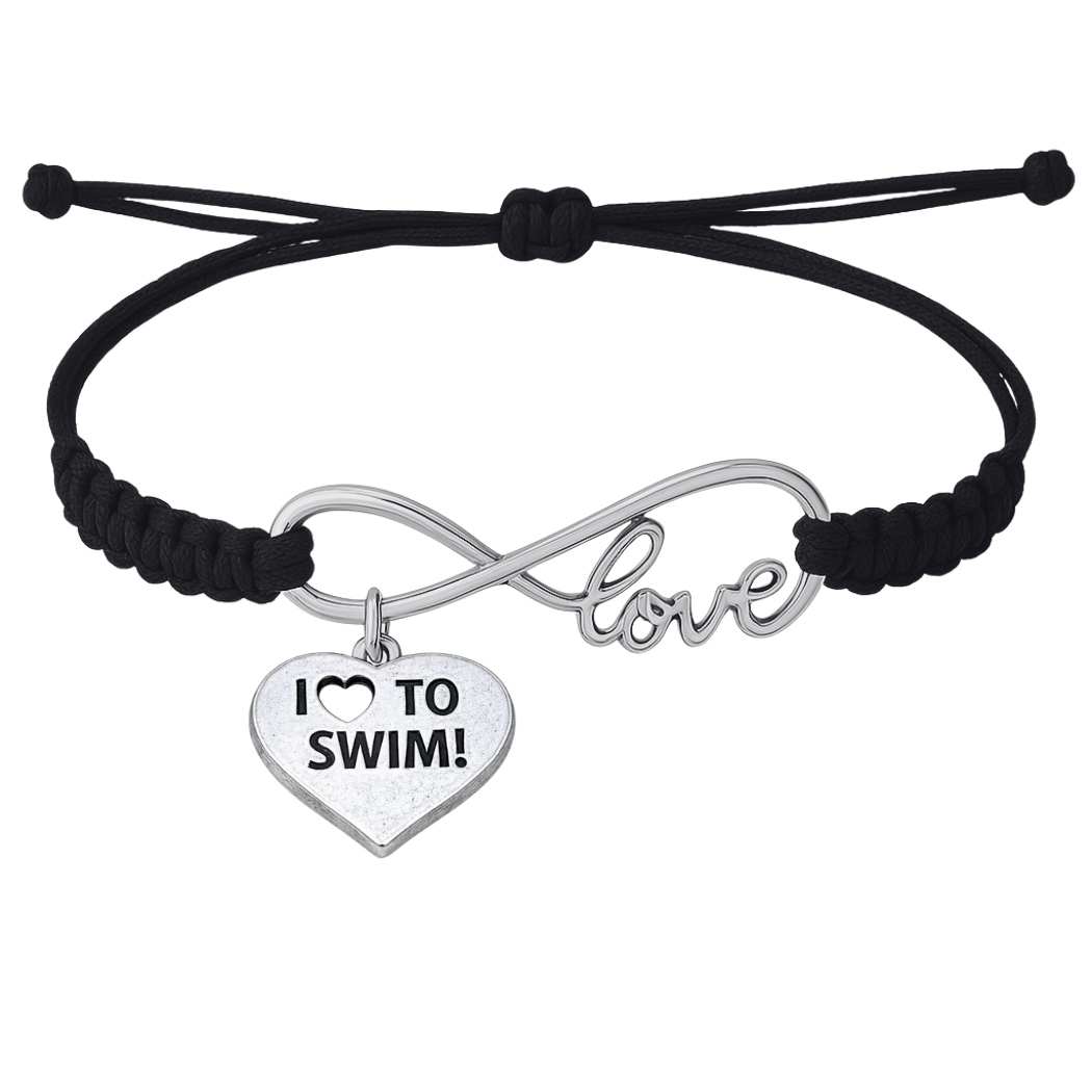 Swimming Adjustable Rope Bracelet - Pick Charm