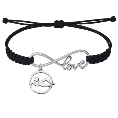 Swimming Adjustable Rope Bracelet - Pick Charm