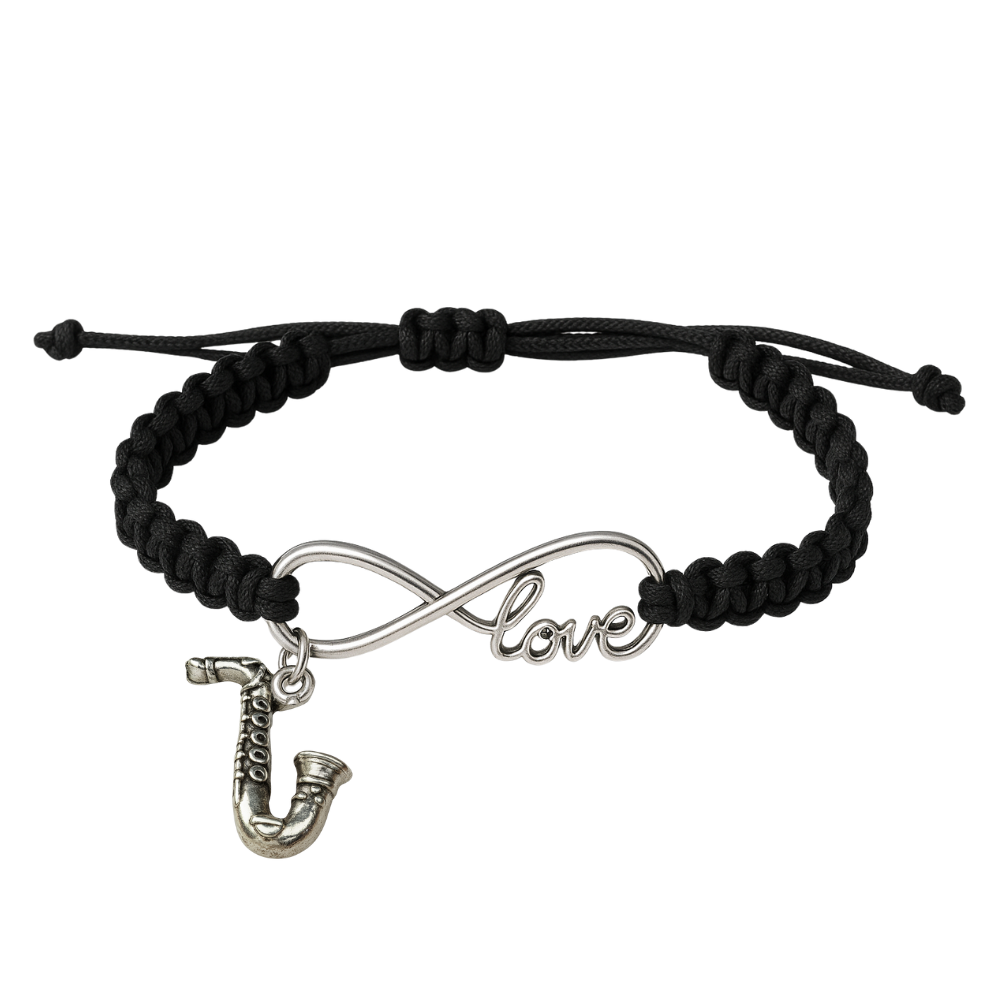 Saxophone Infinity Bracelet