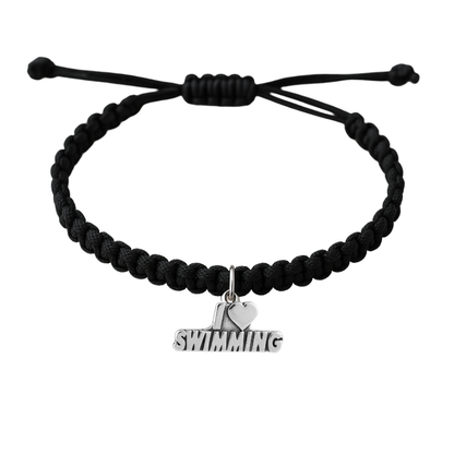 Swimming Adjustable Rope Bracelet - Pick Color & Charm