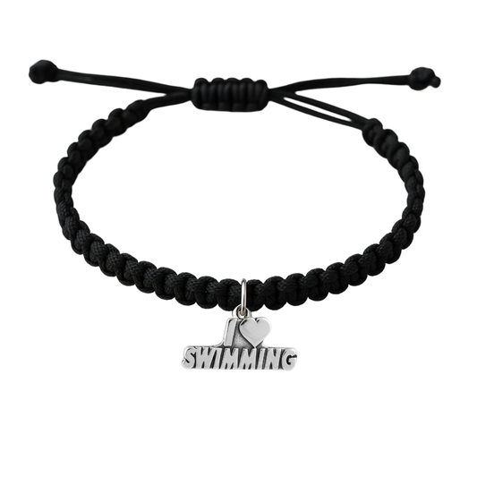 Swimming Adjustable Rope Bracelet - Pick Color & Charm
