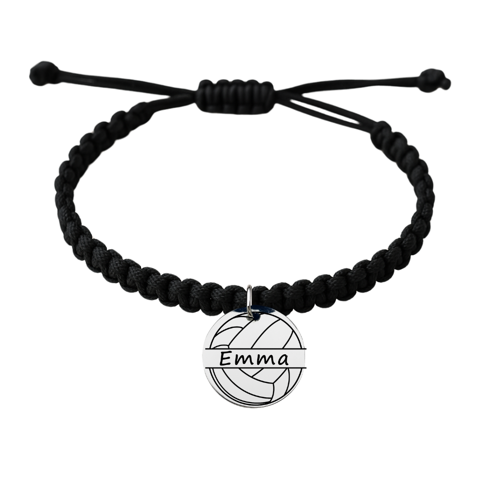 Personalized Volleyball Rope Bracelet