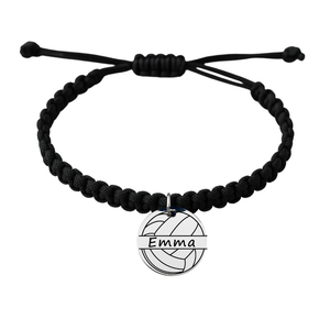 Personalized Volleyball Rope Bracelet