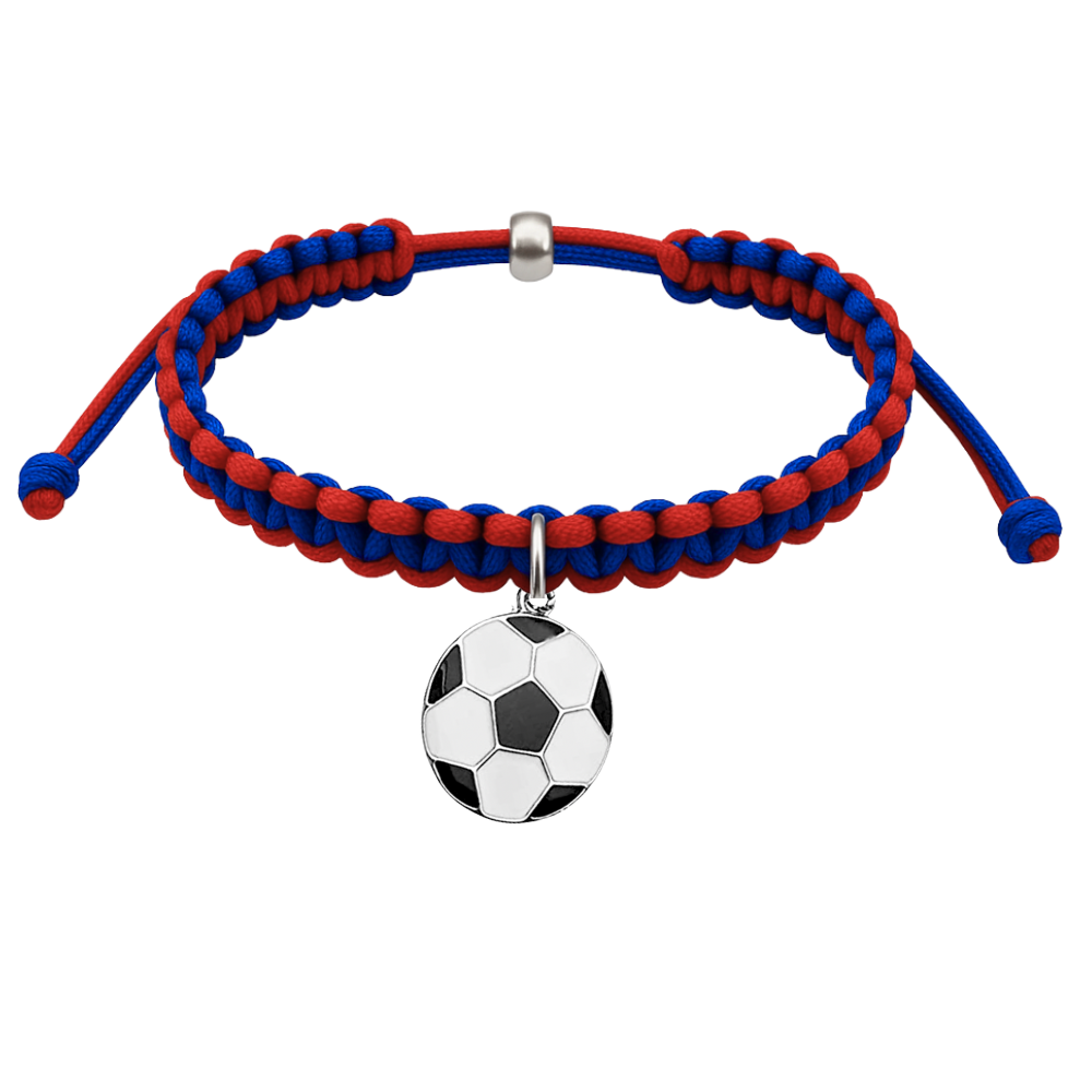 Multi Colored Soccer Hanging Charm Bracelet - Pick Colors & Charms