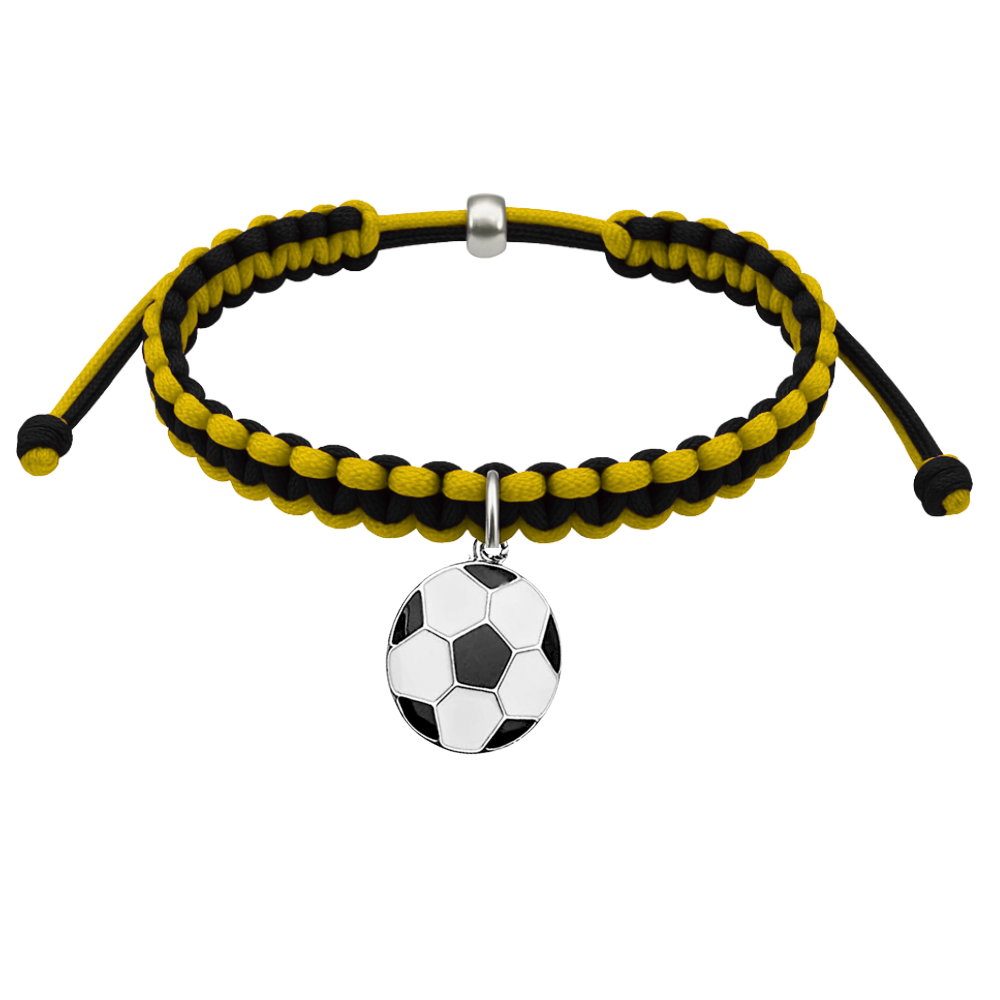 Multi Colored Soccer Hanging Charm Bracelet - Pick Colors & Charms