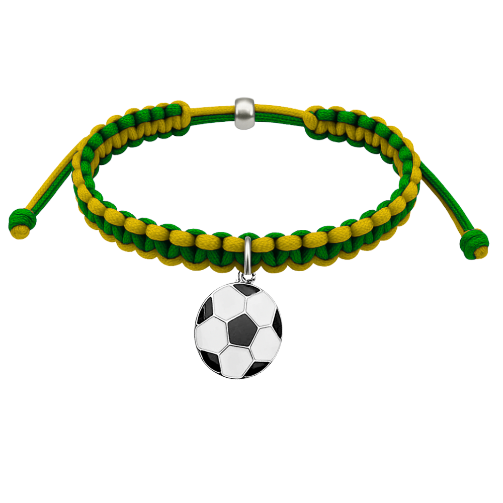 Multi Colored Soccer Hanging Charm Bracelet - Pick Colors & Charms