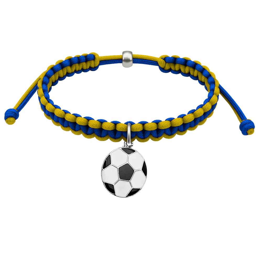 Multi Colored Soccer Hanging Charm Bracelet - Pick Colors & Charms