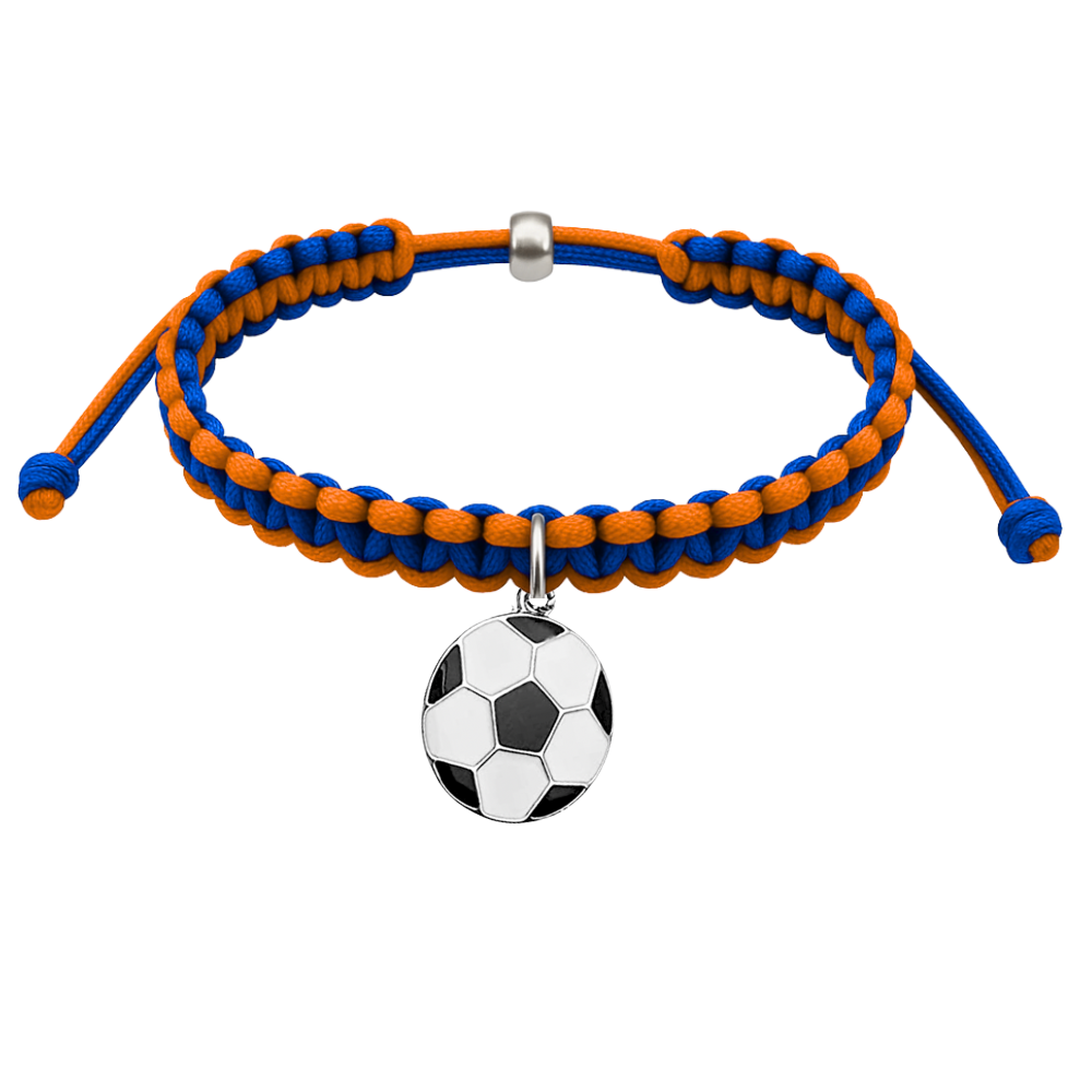 Multi Colored Soccer Hanging Charm Bracelet - Pick Colors & Charms