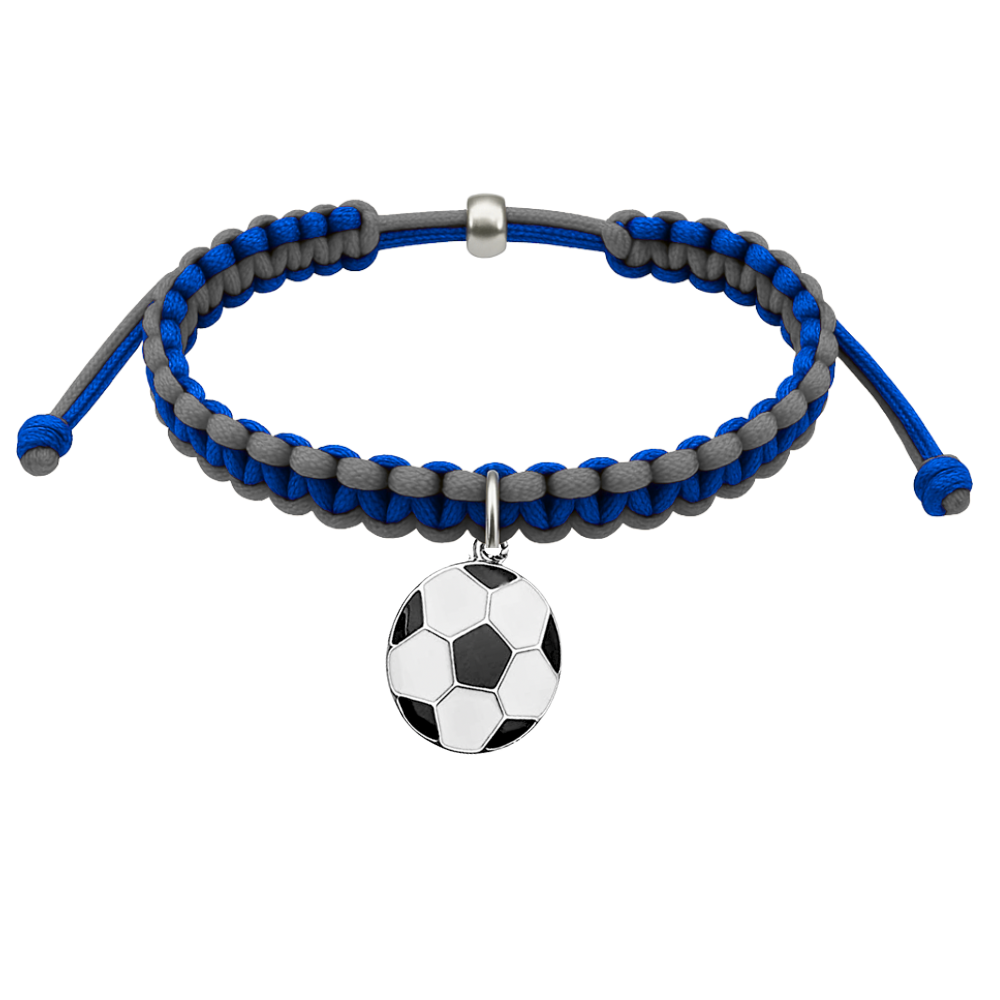 Multi Colored Soccer Hanging Charm Bracelet - Pick Colors & Charms