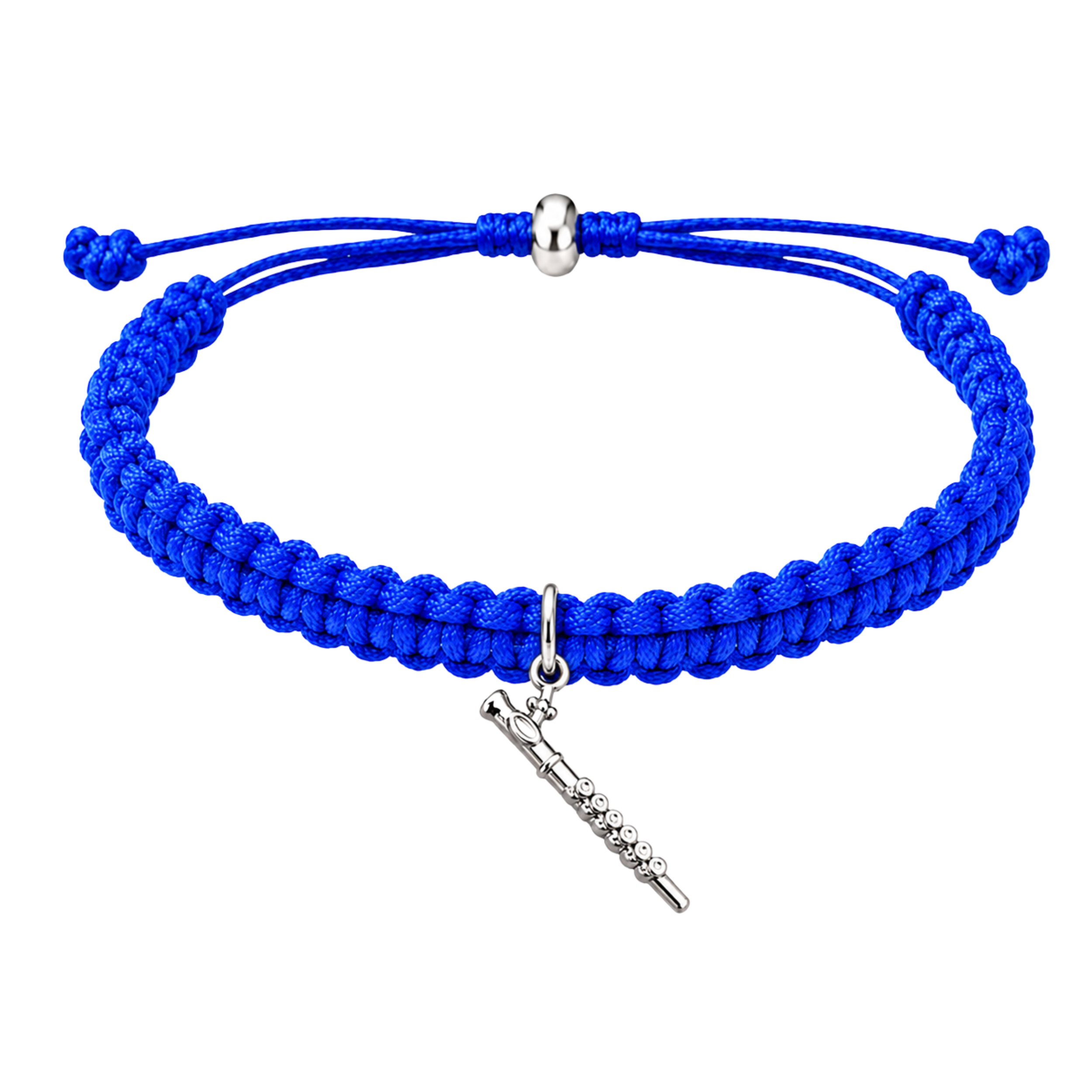 Flute Adjustable Charm Bracelet