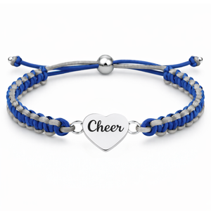 Cheer Multi Colored Rope Bracelet - Pick Colors