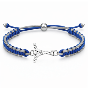 Ice Hockey Multi Colored Rope Bracelet - Pick Colors