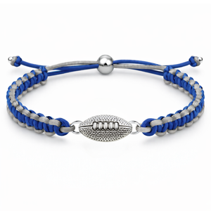 Multi Colored Football Rope Bracelet - Pick Color