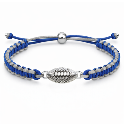 Multi Colored Football Rope Bracelet - Pick Color