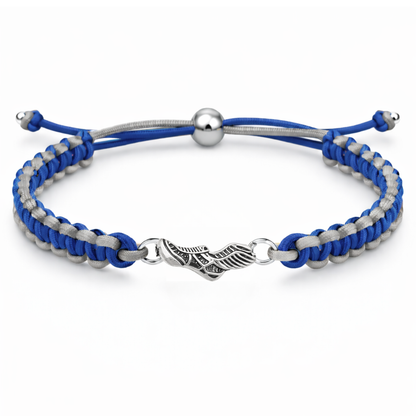 Multi Colored Track and Field Sneaker Rope Bracelet