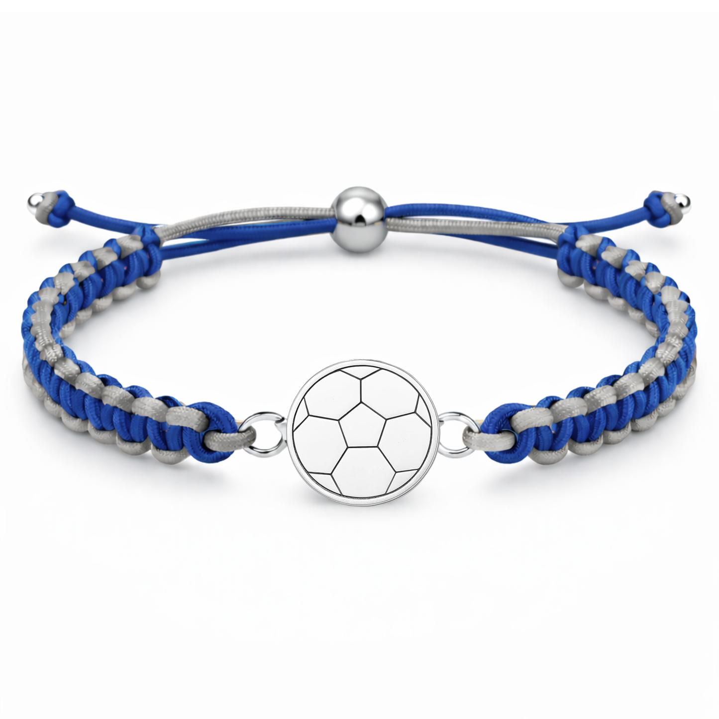 Multi Colored Soccer Bracelet - Pick Colors & Charms