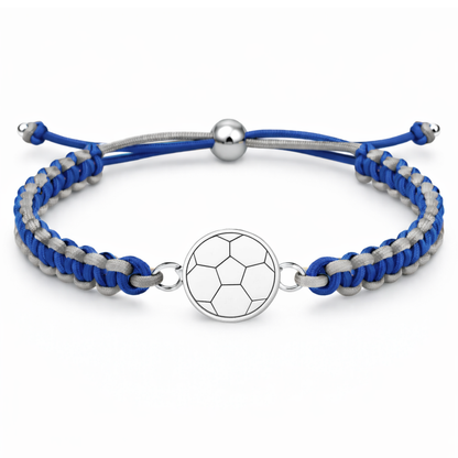 Multi Colored Soccer Bracelet - Pick Colors & Charms
