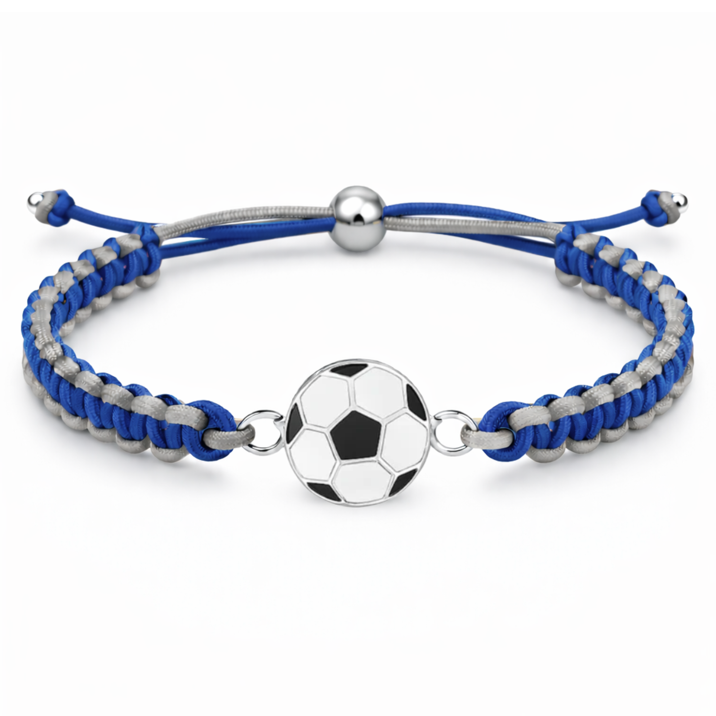 Multi Colored Soccer Bracelet - Pick Colors & Charms