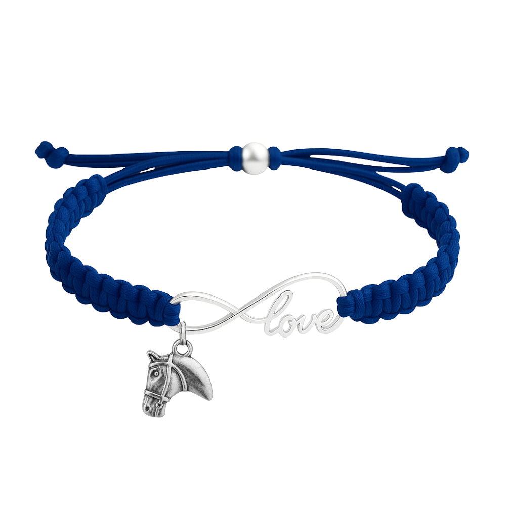 Horse Infinity Rope Bracelet - Pick Charm