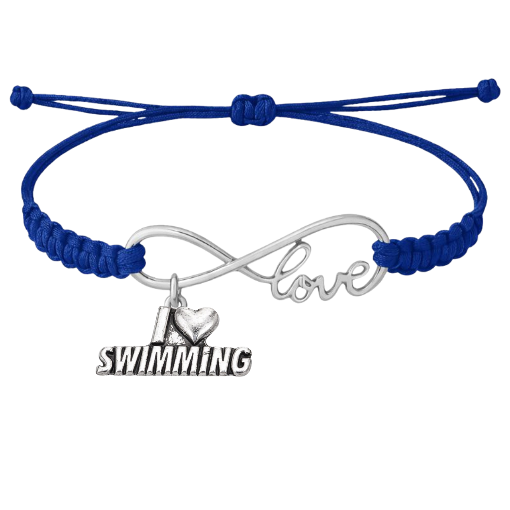 Swimming Adjustable Rope Bracelet - Pick Charm