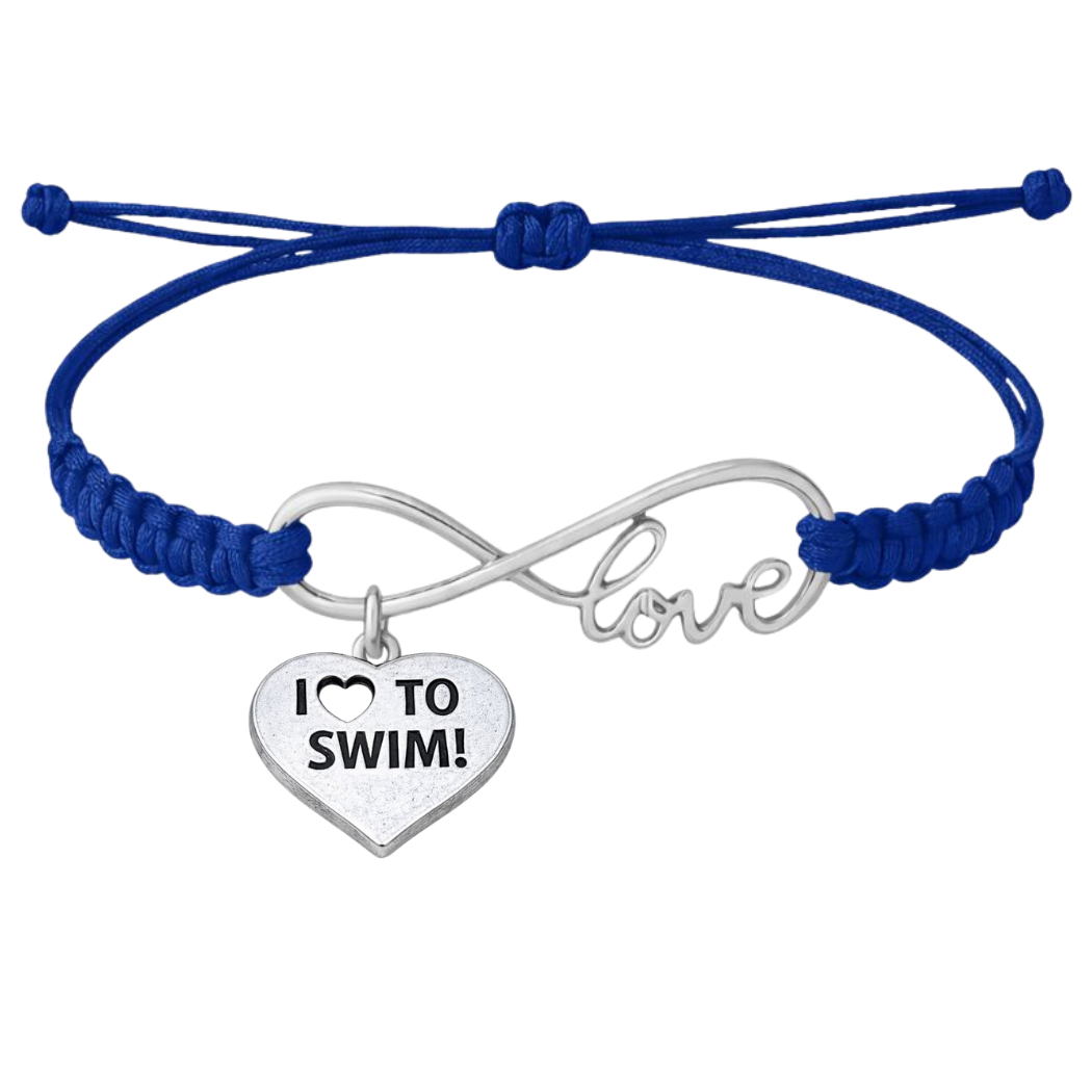 Swimming Adjustable Rope Bracelet - Pick Charm