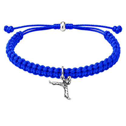 Karate Girl Adjustable Rope Bracelet