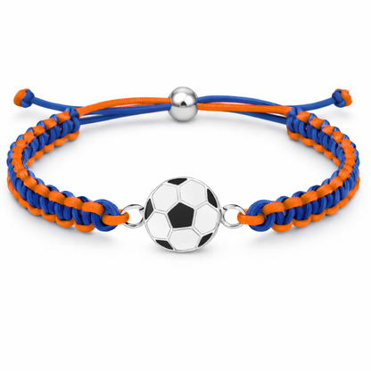 Multi Colored Soccer Bracelet - Pick Colors & Charms