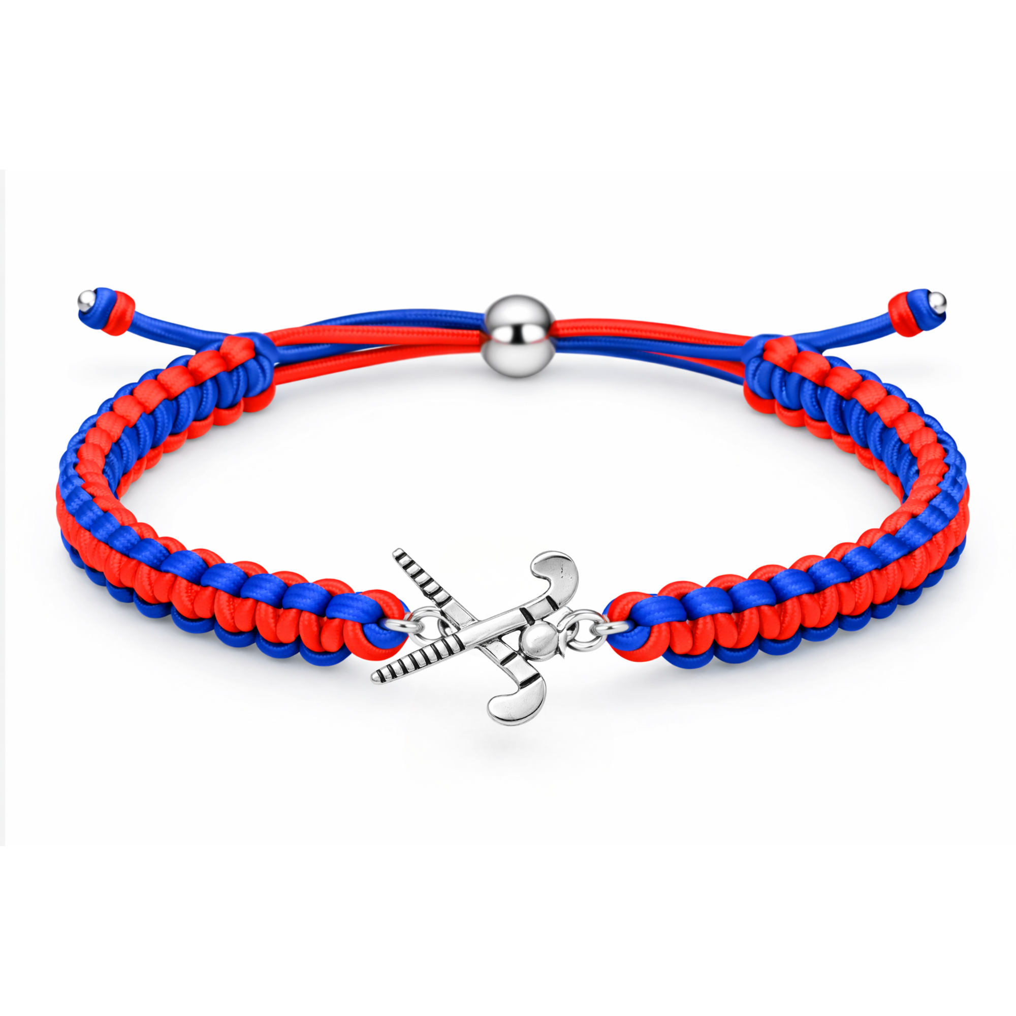 Field Hockey Multi Colored Rope Bracelet - Pick Colors