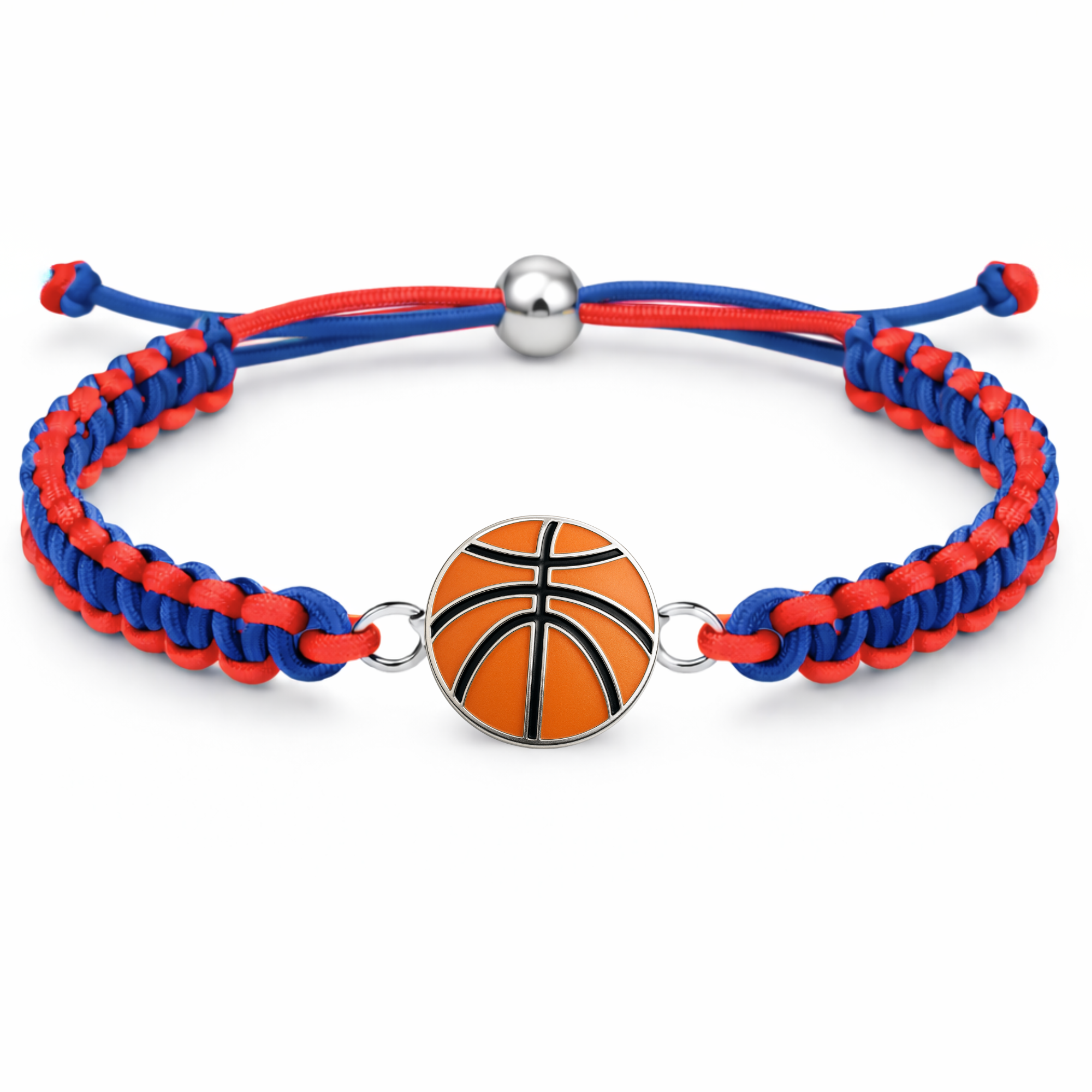 Multi Colored Basketball Rope Bracelet - Pick Color